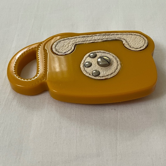 PRADA Telephone Bag Pin Brooch - Picture 2 of 6